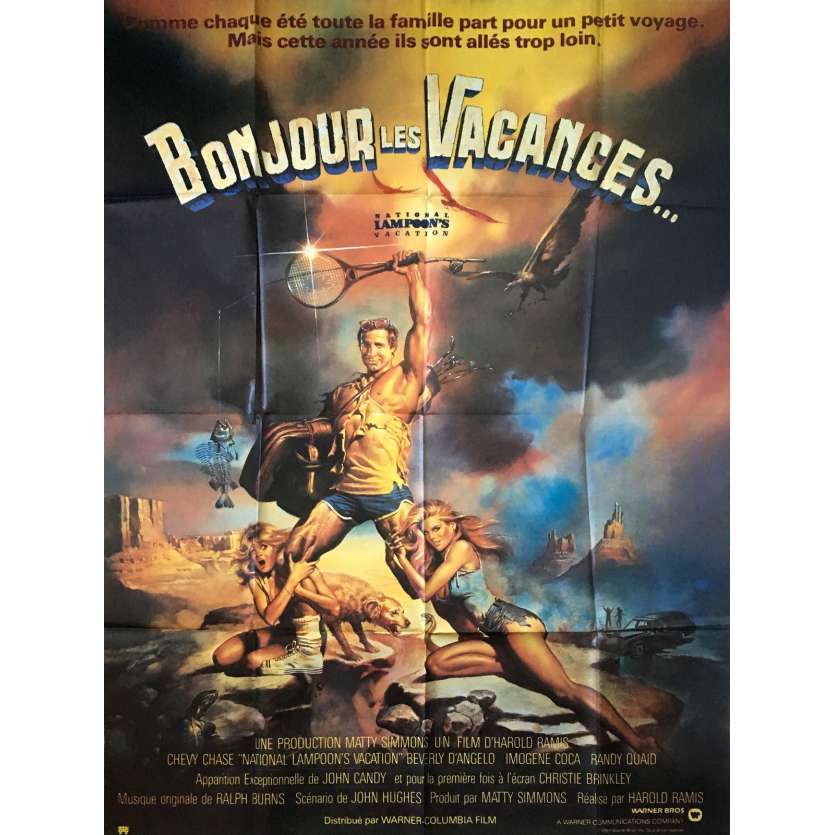 BONJOUR LES VACANCES Affiche de film - 120x160 cm. - 1983 - Chevy Chase, Harold Ramis