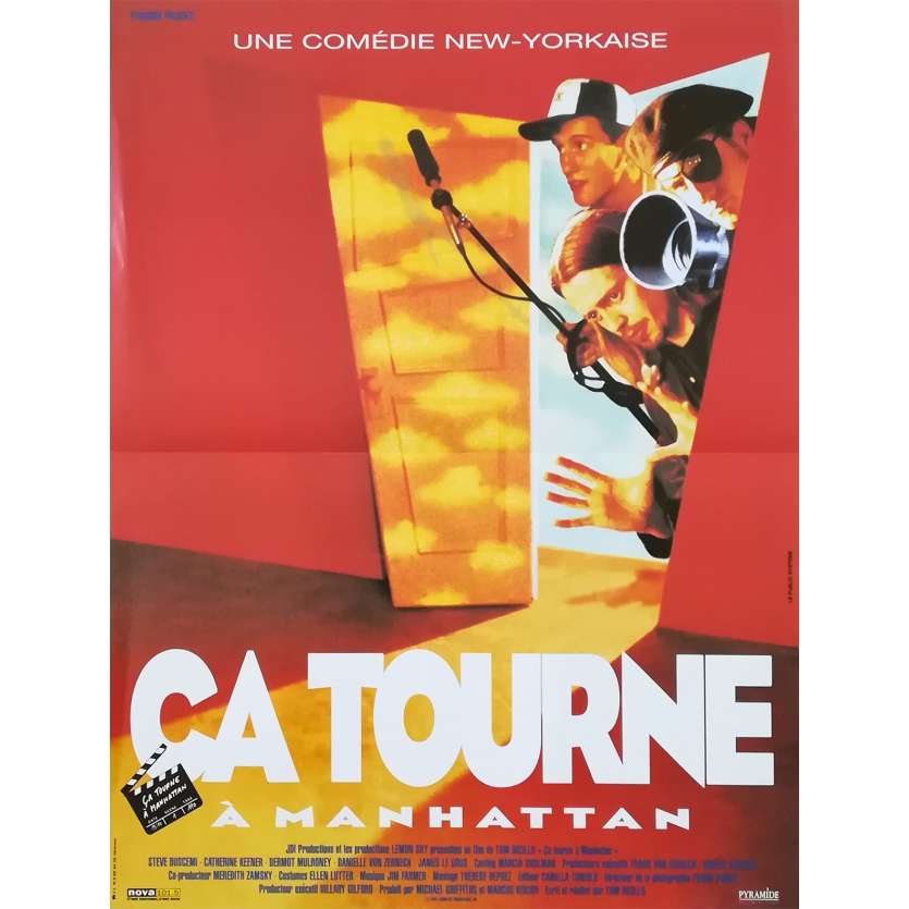 ÇA TOURNE A MANHATTAN Affiche de film  - 40x60 cm. - 1995 - Steve Buscemi, Tom DiCillo