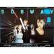 SUBWAY Affiche de film - 60x160 cm. - 1985 - Isabelle Adjani, Luc Besson