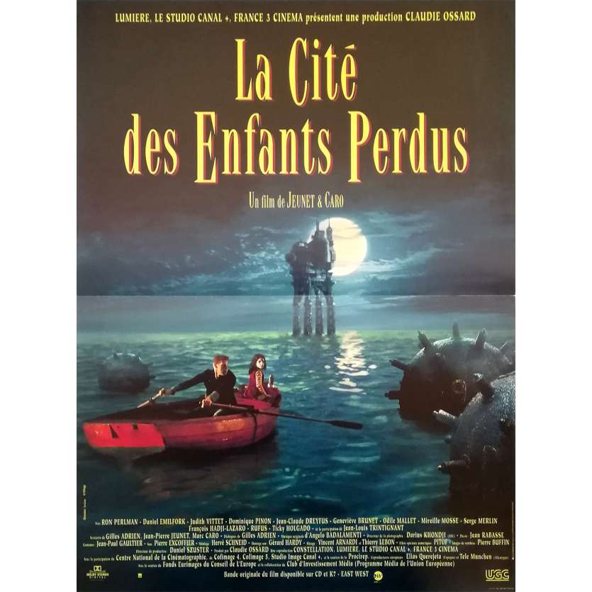 THE CITY OF THE LOST CHILDREN Original Movie Poster - 15x21 in. - 1995 - Jean-Pierre Jeunet, Marc Caro, Ron Perlman