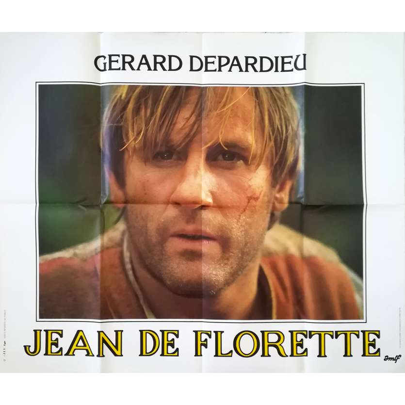 JEAN DE FLORETTE Original Movie Poster - 32x47 in. - 1986 - Claude Berri, Yves Montand, Gérard Depardieu