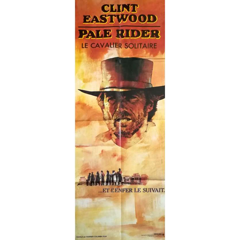 PALE RIDER Affiche de film - 60x160 cm. - 1985 - 0, Clint Eastwood