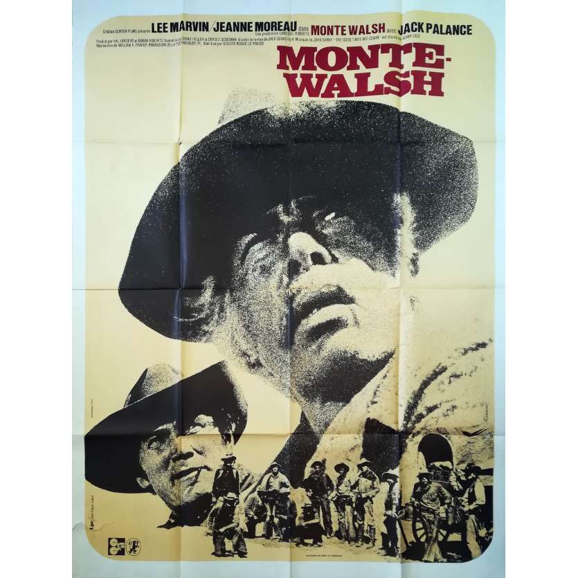 MONTE WALSH Affiche de film - 120x160 cm. - 1970 - Lee Marvin, William A. Fraker