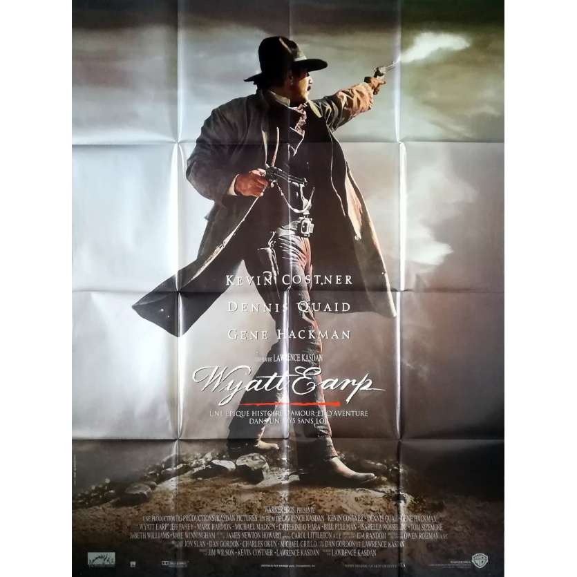 WYATT EARP Affiche de film - 120x160 cm. - 1994 - Kevin Costner, Lawrence Kasdan