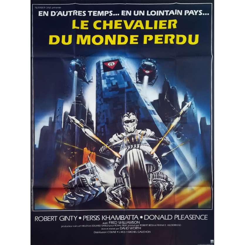 LE CHEVALIER DU MONDE PERDU Affiche de film - 120x160 cm. - 1983 - Robert Ginty, David Worth