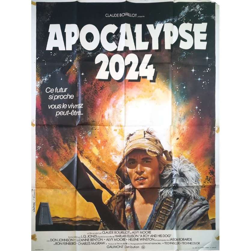 APOCALYPSE 2024 Affiche de film - 120x160 cm. - 1975 - Don Johnson, L. Q. Jones