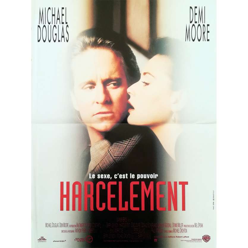 HARCELEMENT Affiche de film - 40x60 cm. - 1994 - Demi Moore, Barry Levinson