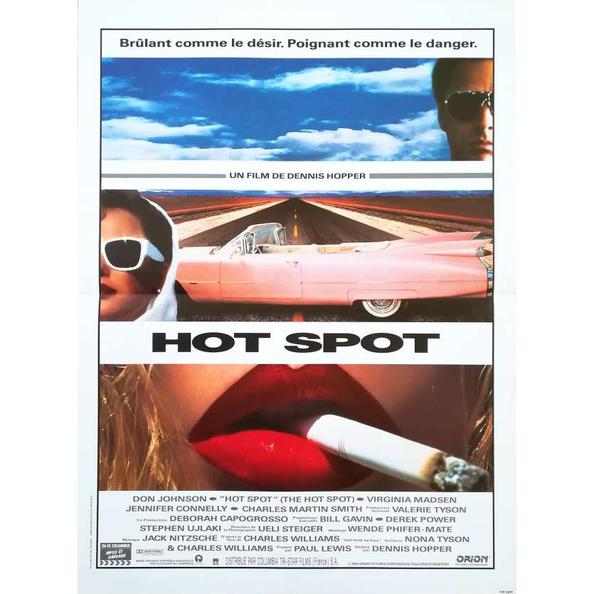 HOT SPOT Affiche de film - 40x60 cm. - 1990 - Don Johnson, Dennis Hopper