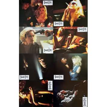 DANGEROUS GAME Original Lobby Cards x8 - 9x12 in. - 1993 - Abel Ferrara, Harvey Keitel