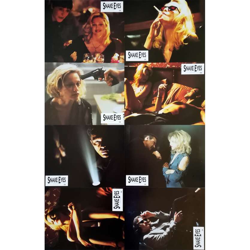 DANGEROUS GAME Original Lobby Cards x8 - 9x12 in. - 1993 - Abel Ferrara, Harvey Keitel