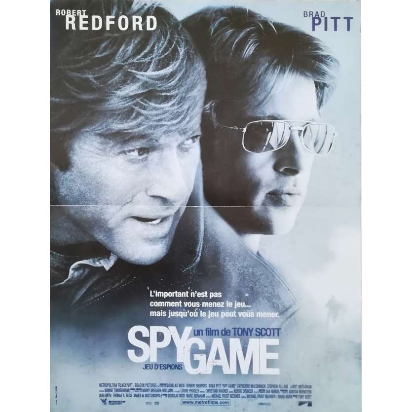 SPY GAME Affiche de film - 40x60 cm. - 2001 - Robert Redford, Tony Scott