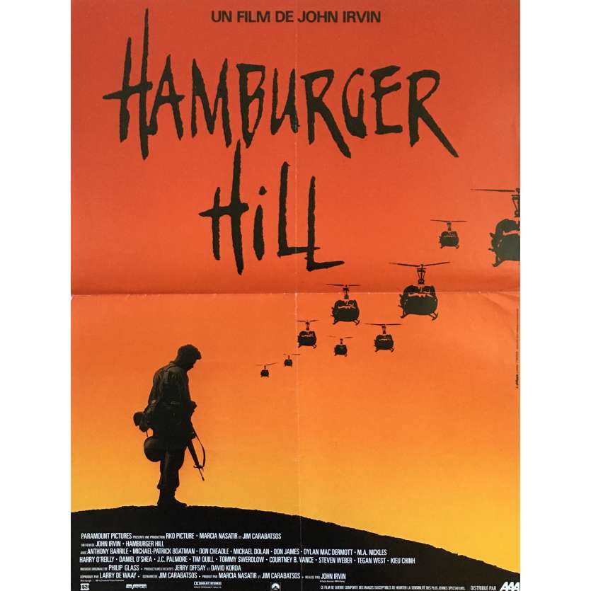 HAMBURGER HILL Affiche de film - 40x60 cm. - 1987 - Don Cheadle, John Irvin