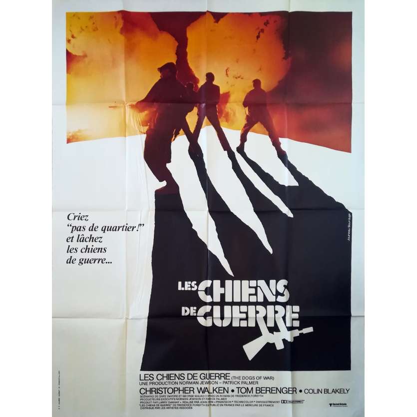 THE DOGS OF WAR Movie Poster 47x63 in.
