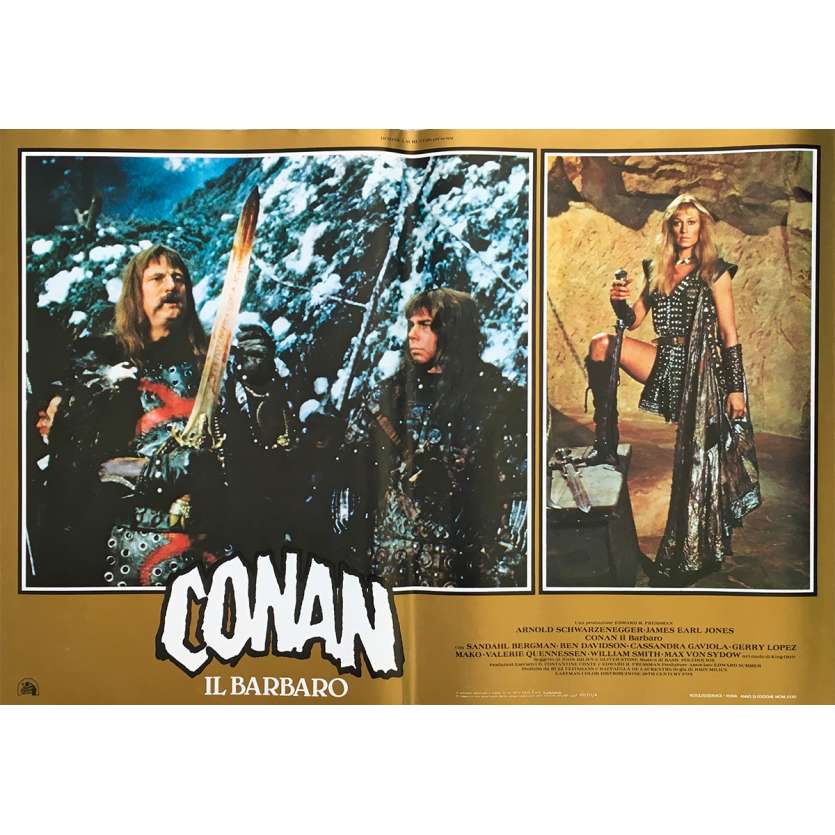 CONAN THE BARBARIAN Original Movie Poster N06 - 18x26 in. - 1982 - John Milius, Arnold Schwarzenegger