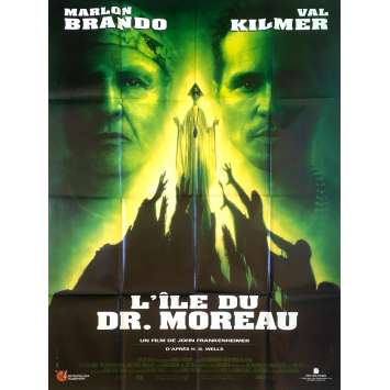 L'ILE DU DOCTEUR MOREAU Affiche de film - 120x160 cm. - 1996 - Marlon Brando, John Frankenheimer