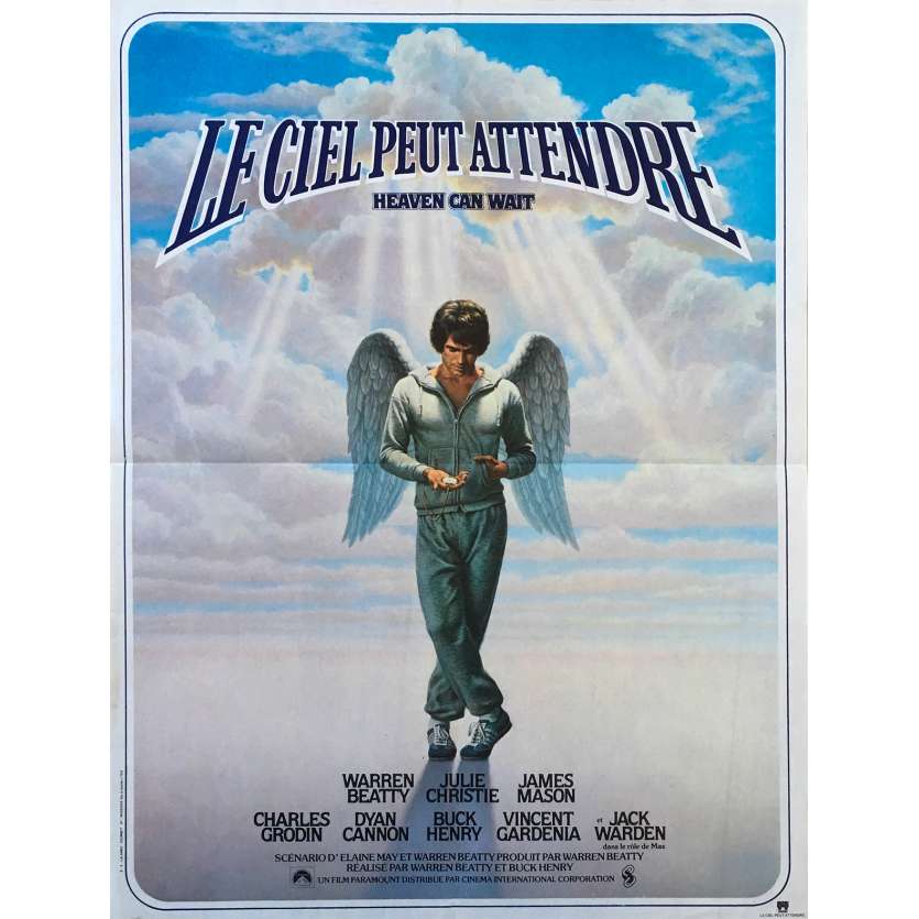 LE CIEL PEUT ATTENDRE Affiche de film - 40x60 cm. - 1978 - Julie Christie, Warren Beatty