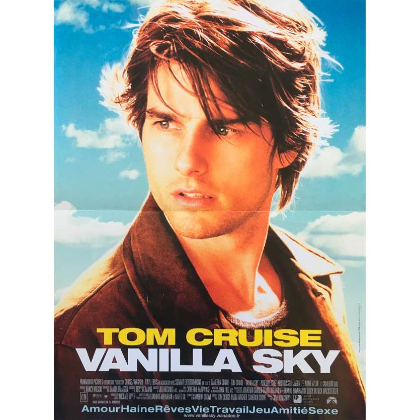 VANILLA SKY Affiche de film - 40x60 cm. - 2001 - Tom Cruise, Cameron Crowe