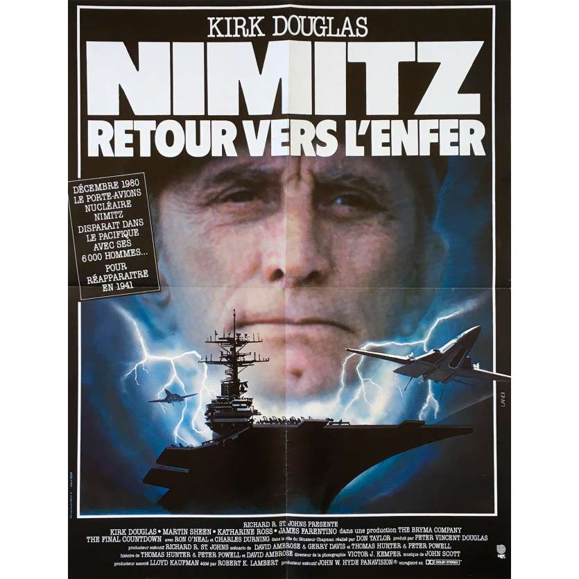 NIMITZ RETOUR VERS L'ENFER Affiche de film - 40x60 cm. - 1980 - Kirk Douglas, Don Taylor