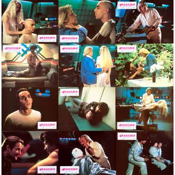 ANDROID Original Lobby Cards x12 - 9x12 in. - 1982 - Aaron Lipstadt, Klaus Kinski