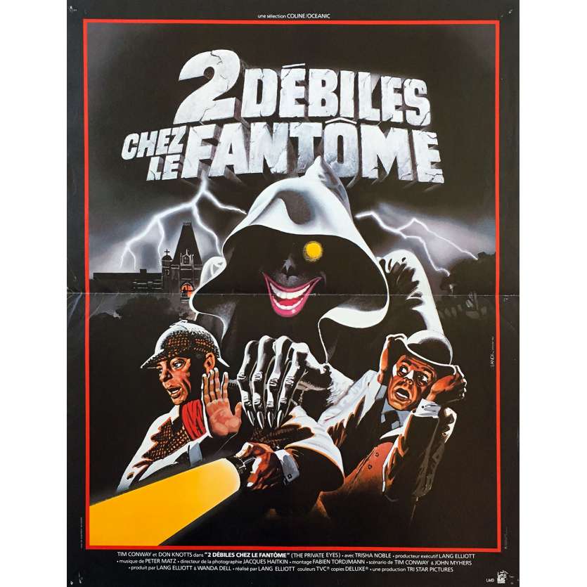 2 DEBILES CHEZ LES FANTOMES Affiche de film - 40x60 cm. - 1980 - Don Knotts, Lang Elliott