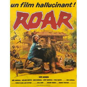 ROAR Affiche de film - 40x60 cm. - 1981 - Tippi Hedren, Noel Marshall