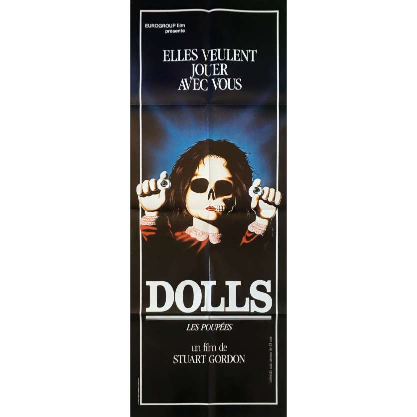 DOLLS Affiche de film  - 60x160 cm. - 1987 - Ian Patrick Williams, Stuart Gordon