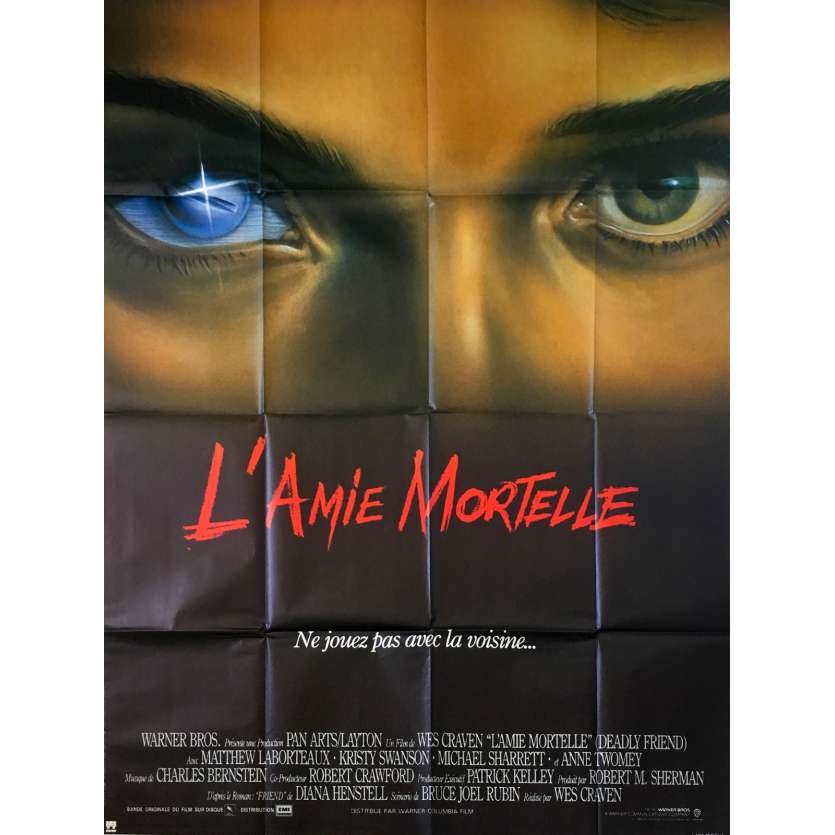 L'AMIE MORTELLE Affiche de film - 120x160 cm. - 1986 - Matthew Labyorteaux, Wes Craven