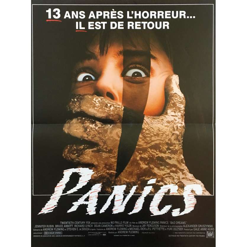 PANICS Affiche de film  - 40x60 cm. - 1988 - Jennifer Rubin, Andrew Fleming