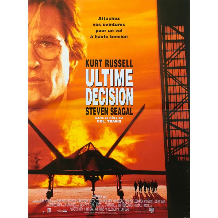 ULTIME DECISION Affiche de film - 40x60 cm. - 1996 - Kurt Russel, Steven Seagal, Stuart Baird