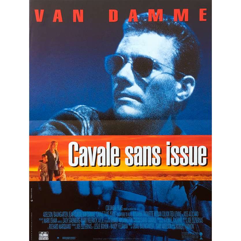 CAVALE SANS ISSUE Affiche de film - 40x60 cm. - 1993 - Jean-Claude Vandamme, Roger Harmon