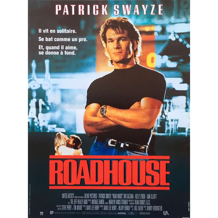 ROADHOUSE Affiche de film - 40x60 cm. - 1989 - Patrick Swayze, 0