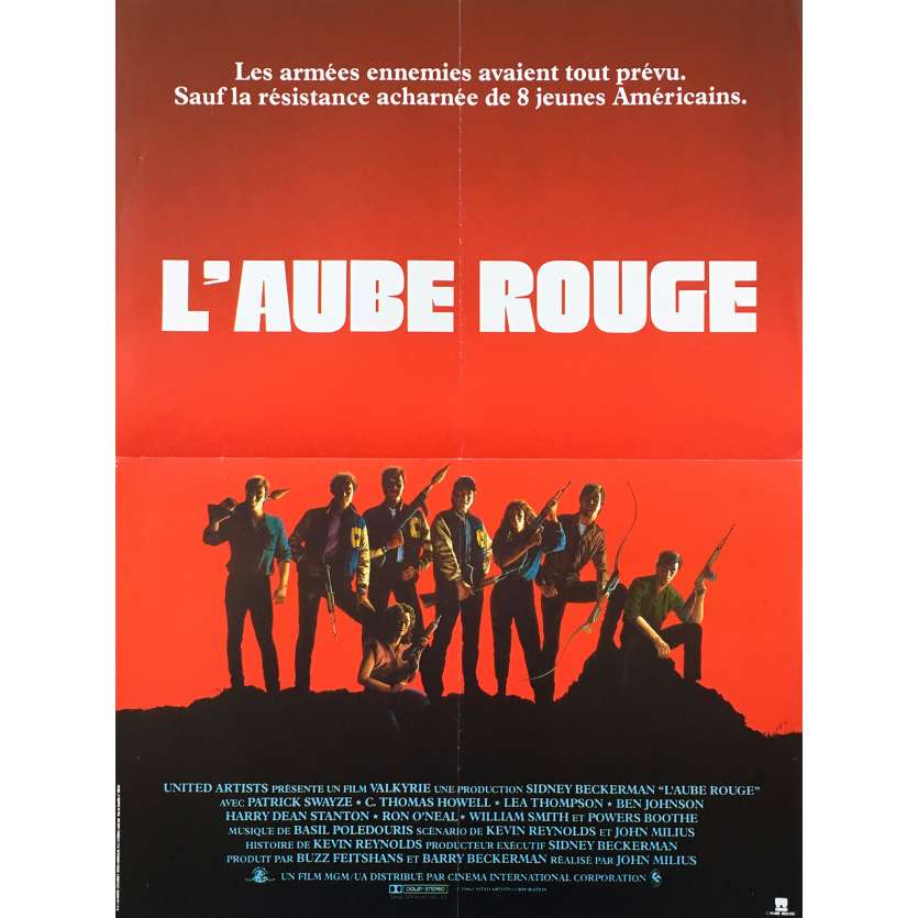 L'AUBE ROUGE Affiche de film - 40x60 cm. - 1984 - Patrick Swayze, John Milius