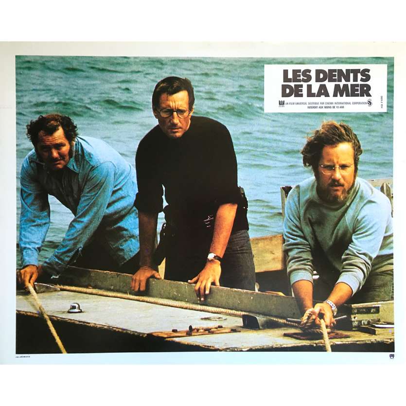 LES DENTS DE LA MER Photo de film N14 - 21x30 cm. - 1975 - Roy Sheider, Steven Spielberg