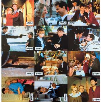 LA TOTALE Original Lobby Cards x12 - 9x12 in. - 1991 - Claude Zidi, Thierry Lhermitte