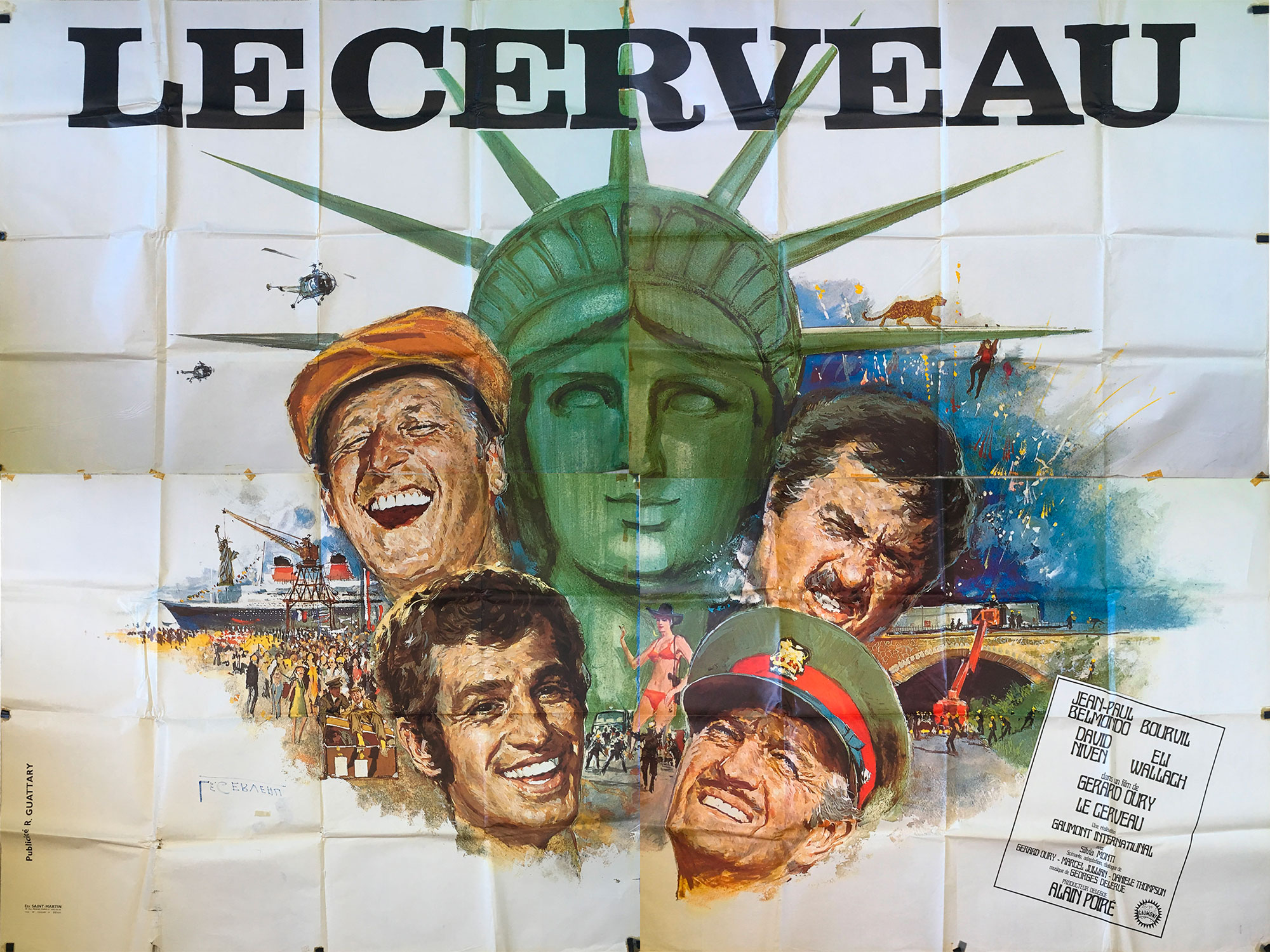 [Jeu] Suite d'images !  - Page 21 Le-cerveau-affiche-de-film-240x320-cm-1969-belmondo-bourvil