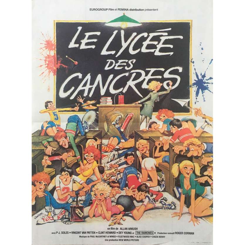 LE LYCEE DES CANCRES Affiche de film  - 40x60 cm. - 1979 - P. J. Soles, Allan Arkush