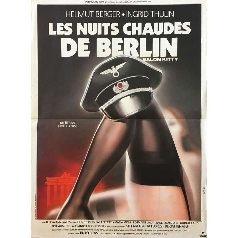 LES NUITS CHAUDES DE BERLIN Affiche de film - 40x60 cm. - 1976 - Ingrid Thulin, Tinto Brass