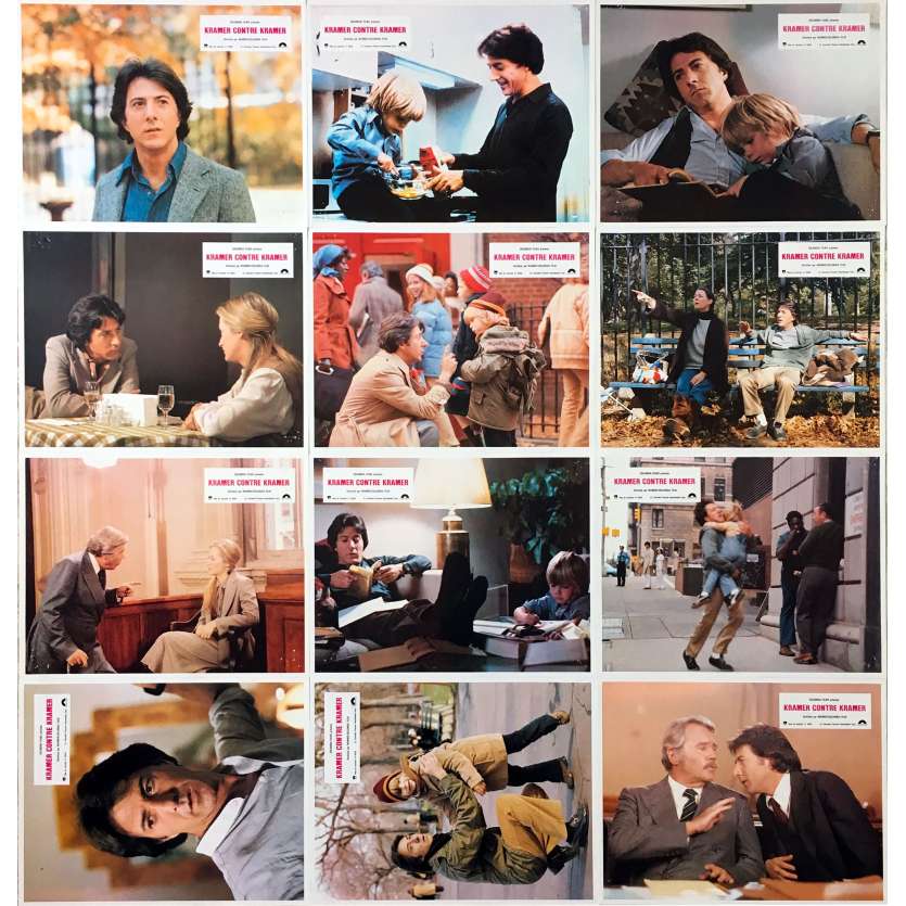 KRAMER VS. KRAMER Original Lobby Cards x12 - 9x12 in. - 1979 - Robert Benton, Dustin Hoffman