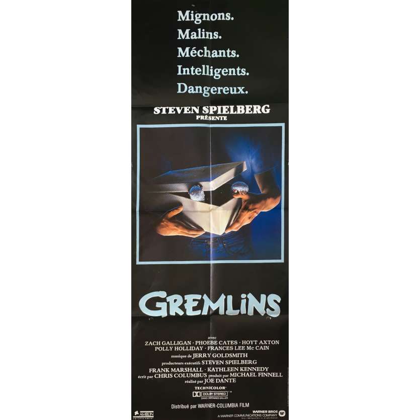 GREMLINS Affiche de film - 60x160 cm. - 1984 - Zach Galligan, Joe Dante