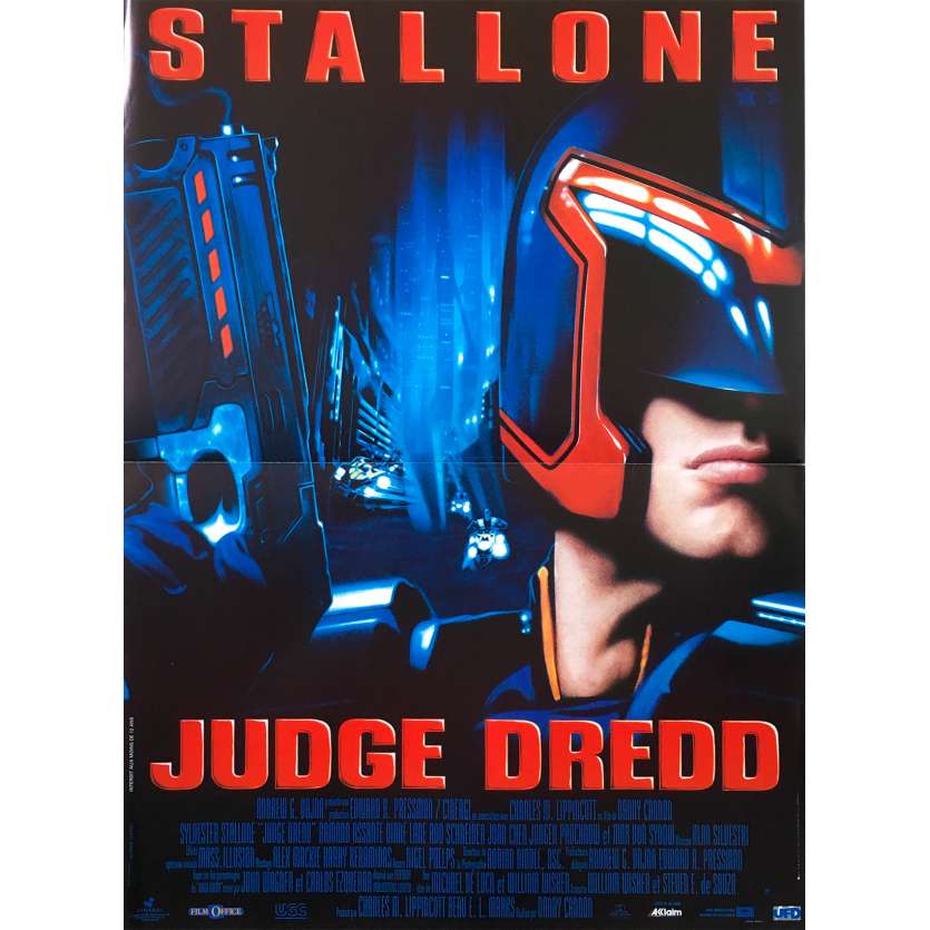 JUDGE DREDD Affiche de film - 40x60 cm. - 1995 - Sylvester Stallone, Danny Cannon