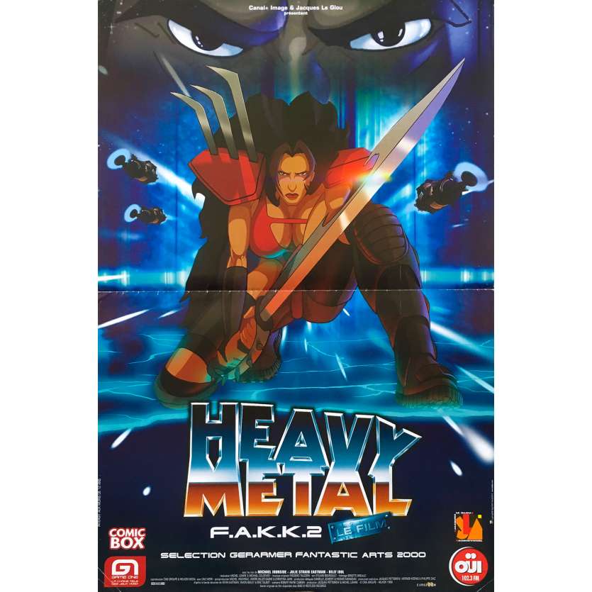 HEAVY METAL F.A.K.K.2 Affiche de film - 40x60 cm. - 2000 - Michael Ironside, Michael Coldewey