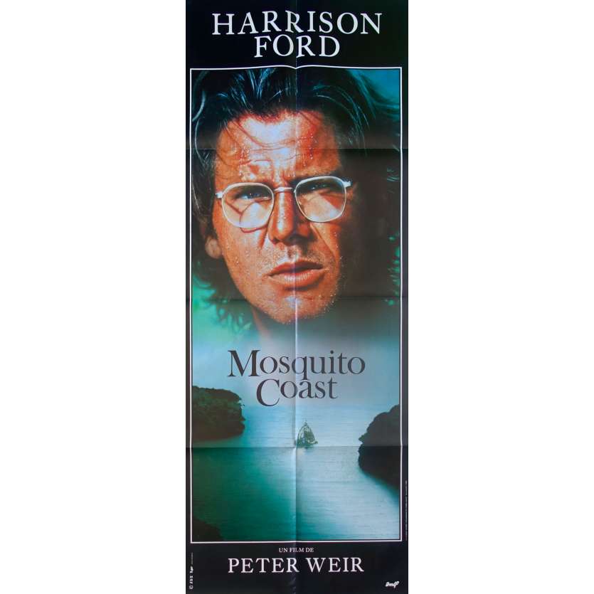 THE MOSQUITO COAST Original Movie Poster - 23x63 in. - 1986 - Peter Weir, Harrison Ford