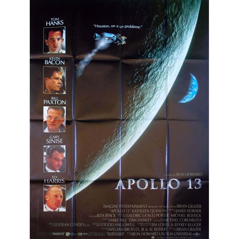 APOLLO 13 Affiche de film - 120x160 cm. - 1995 - Tom Hanks, Ron Howard