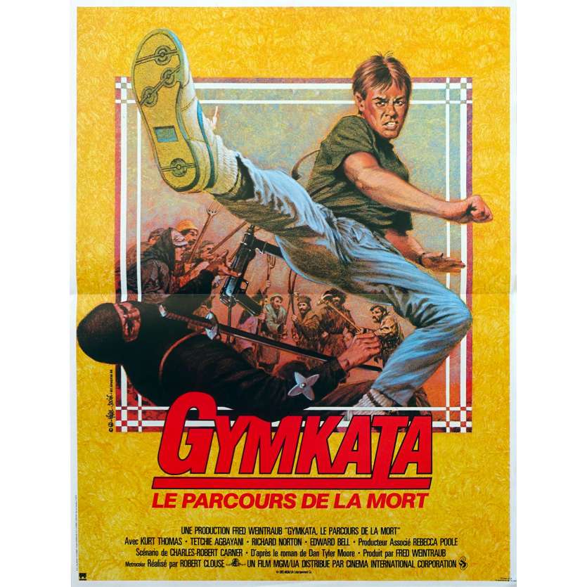 GYMKATA Affiche de film - 40x60 cm. - 1985 - Kurt Thomas, Robert Clouse