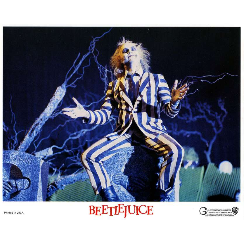 BEETLEJUICE Photo de film N01 - 20x25 cm. - 1988 - Michael Keaton, Tim Burton