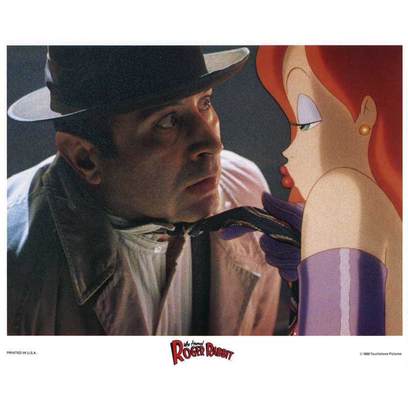 ROGER RABBIT Photo de film N02 - 20x25 cm. - 1988 - Bob Hoskins, Robert Zemeckis