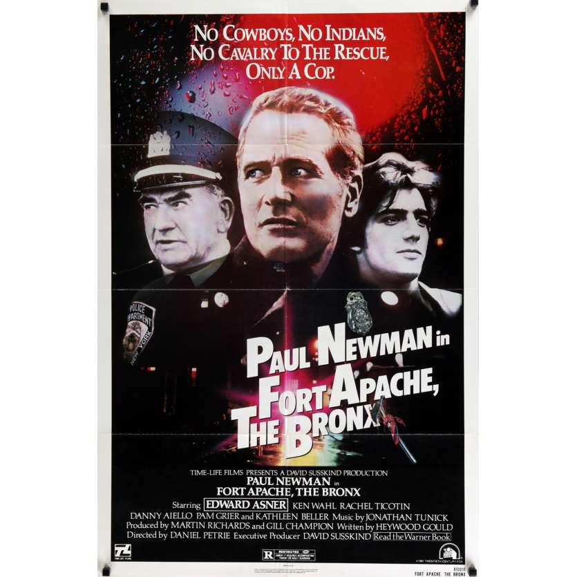 LE POLICEMAN Affiche de film - 69x102 cm. - 1981 - Paul Newman, Daniel Petrie
