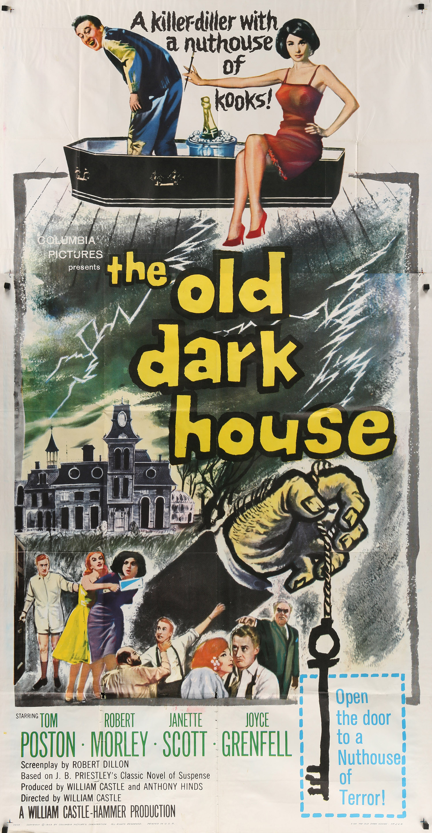 The Old Dark House Movie Poster 41x81 In