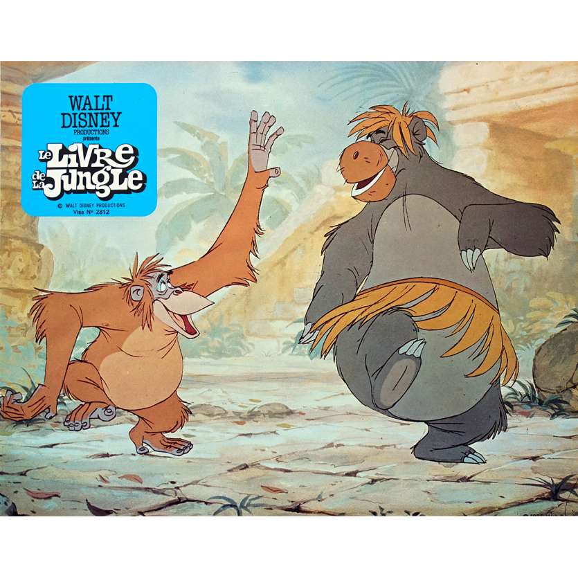 LE LIVRE DE LA JUNGLE Photo de film N05 - 21x30 cm. - 1967 - Louis Prima, Walt Disney