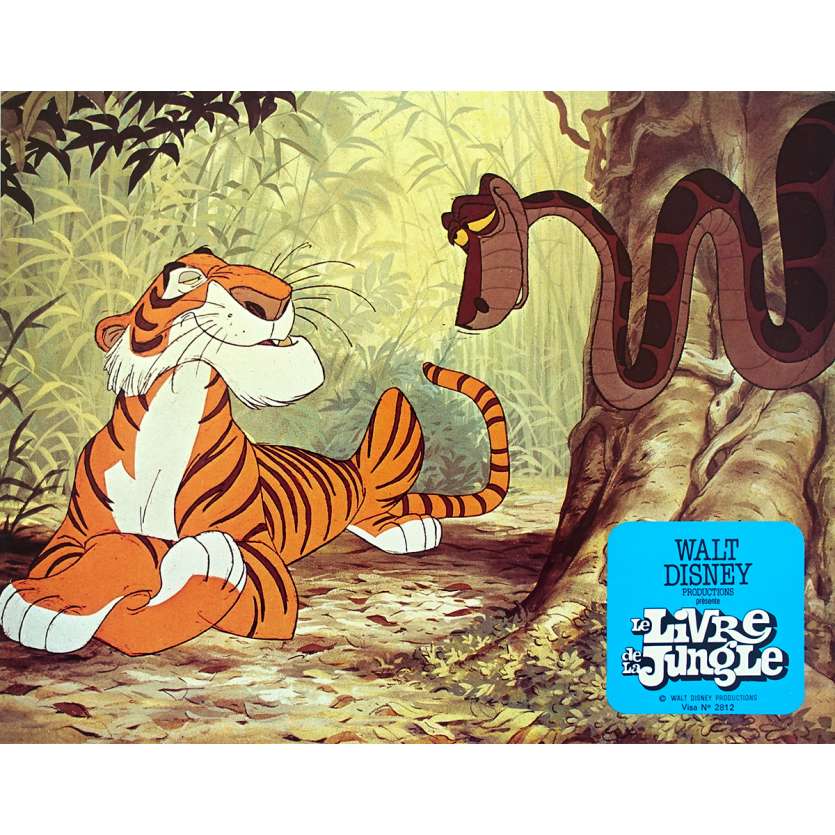 THE JUNGLE BOOK Original Lobby Card N04 - 9x12 in. - 1967 - Walt Disney, Louis Prima